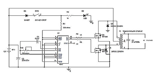 場效應管逆變電路