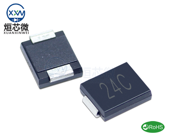 1.5SMC24CA參數,TVS二極管1.5SMC24CA瞬態抑制二極管