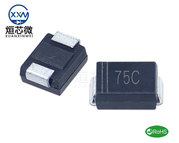 P6SMB75CA參數,TVS二極管P6SMB75CA瞬態(變)抑制二極管